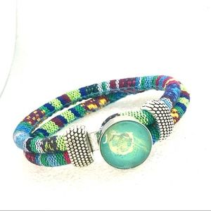 Bracelet Cotton Noosa Handmade 20mm snap SB20